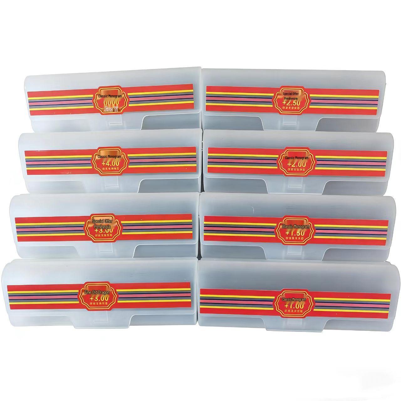High-End Lightweight Transparent Reading Glasses Case – Durable PP Plastic