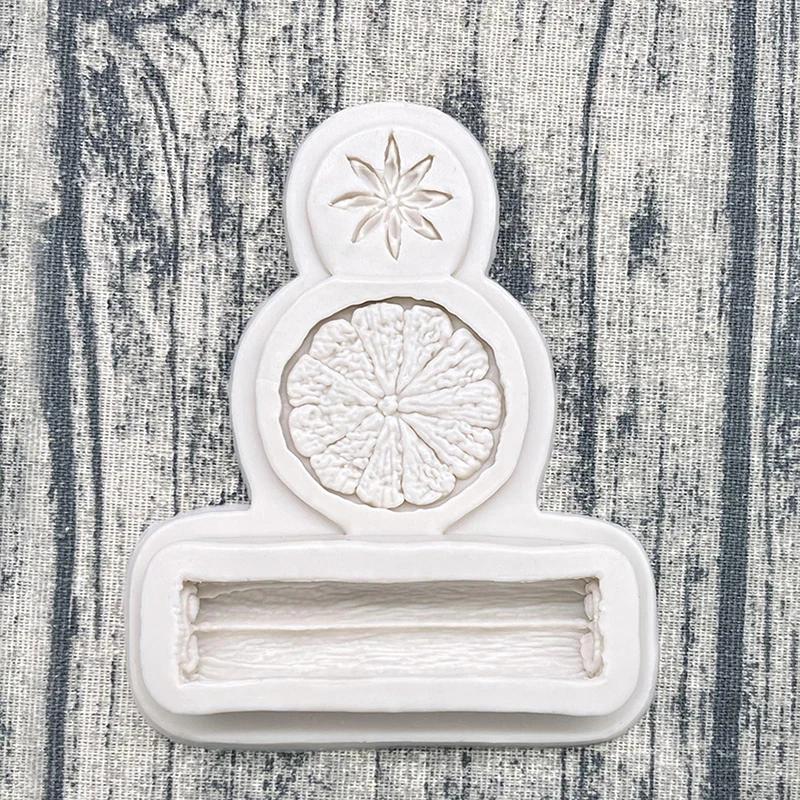 Lemon Cinnamon Star Anise Nuts Christmas Silicone Mold Cupcake Candy Baking Mold Chocolate Fondant Cake Decorating Tools