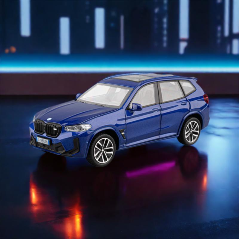 1/32 BMW X3M Legeringsmodellbil, med Lyd- og Lysfunksjoner, Interiørdekorasjon Samlepynt, Gaver til Bilentusiaster