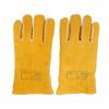 Paar Schweißerhandschuhe Rutschfest Hitzebeständig Schweißabsorbierend Goldgelb für Arbeitssicherheit