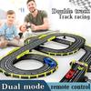 Electric 1/43 Rail Car Double Racing Track Toy Autorama Circuit Voiture Remote Control Car  Electric Railway Slot Race Car Toy