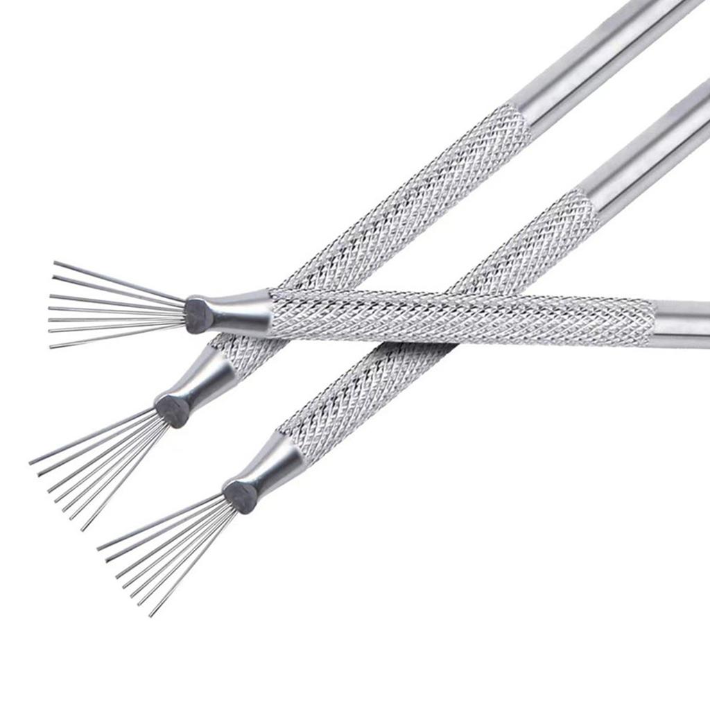 Clay Ceramic Needle Detail Tool and Feather Wire Texture Tool Fondant Pottery Clay Sculpting Tool Ceramics Modeling Tool