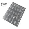 5D Embossed Nail Decals Halloween Art Stickers Skull Pumpkin Ghost Spooky Stickers Decals Waterproof Self Adhesive Manicure Decoration Decorative