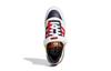 adidas Originals FORUM Cushioning, Wear Resistant Low Top Skateboard Shoes White Blue Red Teenagers H04423