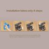 Sit Up Assistant Device Adjust Floor Sit Up Bar with Strong Suctions Cups