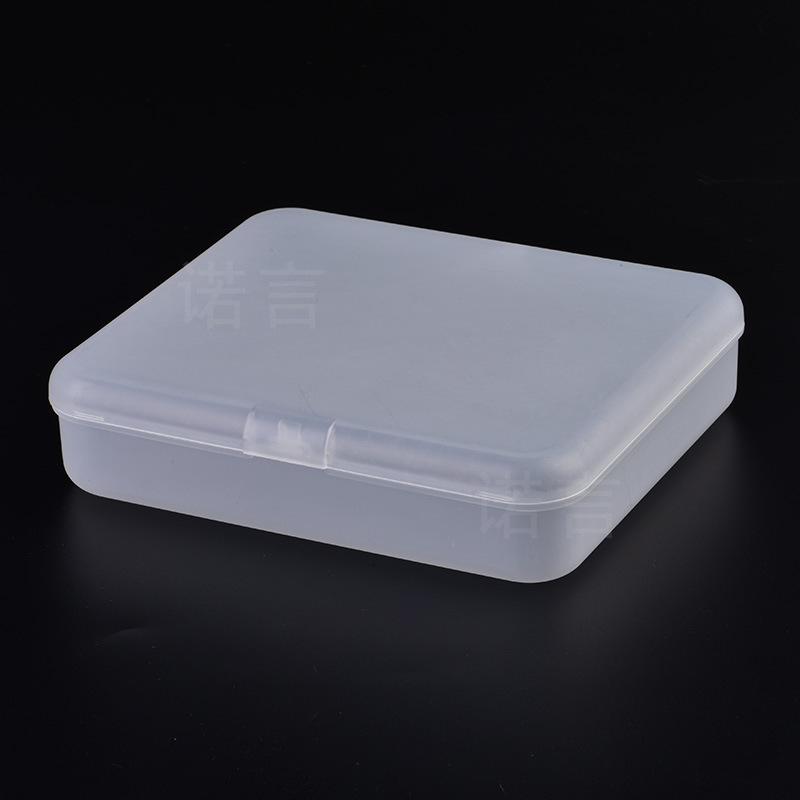 Rectangular Transparent Plastic Storage Box for Hardware, Jewelry, or Components