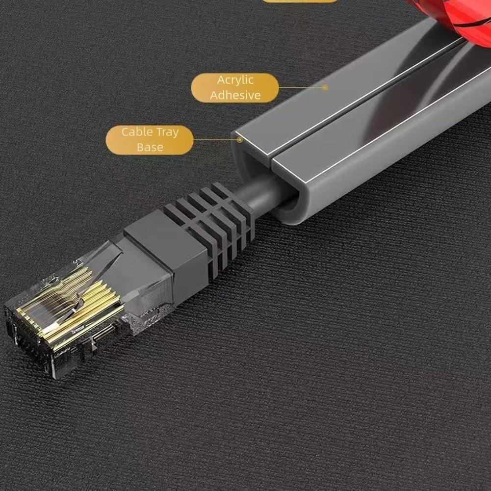 1M Trapezoid Slot Floor Cord Cover Cord Protector Extension Wiring Duct Electric Wire Slot Cable Manage Cable Hider Organizer