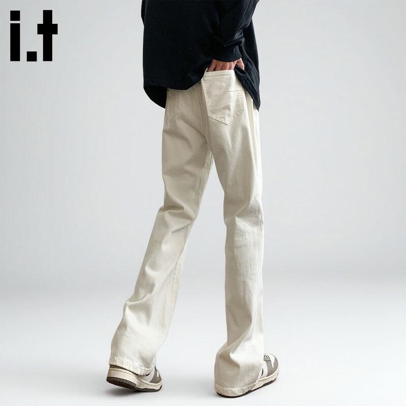 CHOCOOLATEit Men s Vintage Washed Loose Fit Flare Jeans M