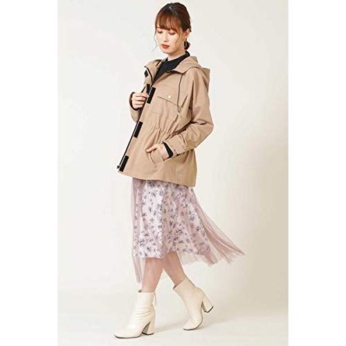 Jill by Jill Stuart Women's Pleated Tulle Floral Skirt, Leopard Print, 125-9220026, Japan, Free Size