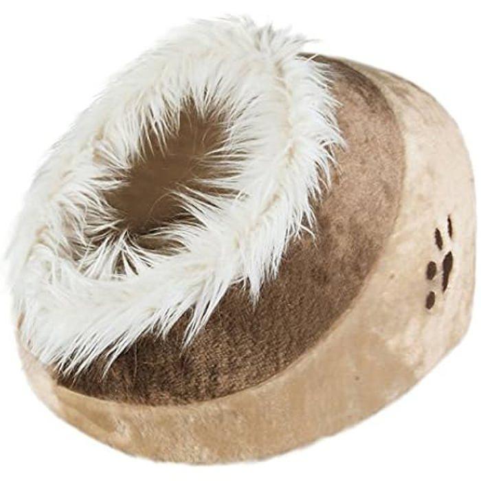 Panier Pour Chat - TRIXIE - Minou - Beige - Rond - Lavable À La Main