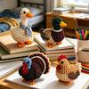 Beading Kit For Beginners Tiny 3D Beaded Animal Kit, Cute DIY with Colorful Beads and Easy Instructions, 4 Designs Handmade Jewelry Art Craft