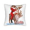 Mariahs Careys Christmas Pillow Case  Retro Trendy Pillow Cover Soft Pillowcases For Sofa Home Decor