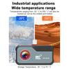256*192   Mobilephone Thermal Imager -20 to 550 Temperature Msurement 25Hz Infrared Camera Detail Enhancement 8 Color   Design 3 Language N