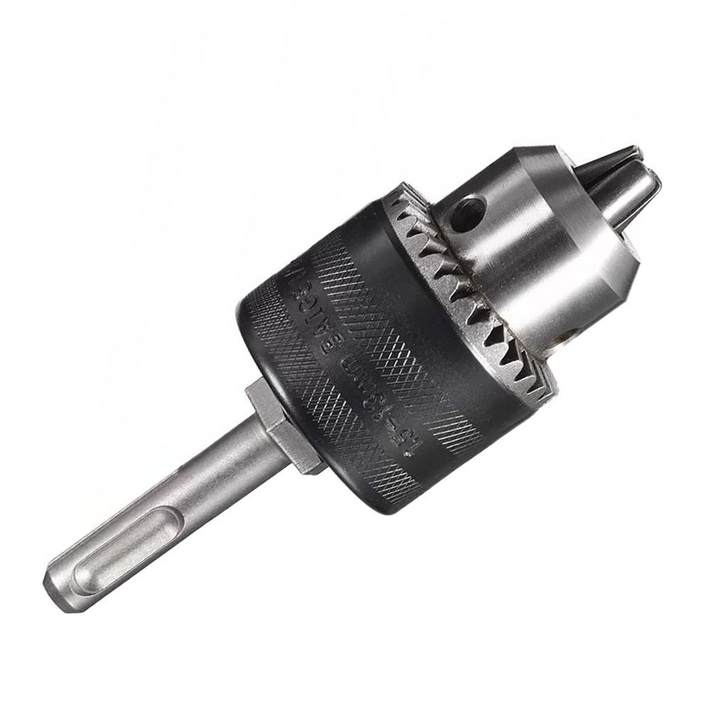 

1,5-13 мм Сверлильный патрон 1/2 дюйма 20UNF 3-кулачковый патрон с ключом для хвостовика SDS-Plus, круглого хвостовика, бит для ударного шуруповерта, ключ для патрона, электроинструмент