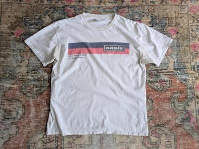 Oasis USA Tour 1996 Tee Vintage Style Rock Band Reprint Shirt S-4XL Unisex T-Shirt