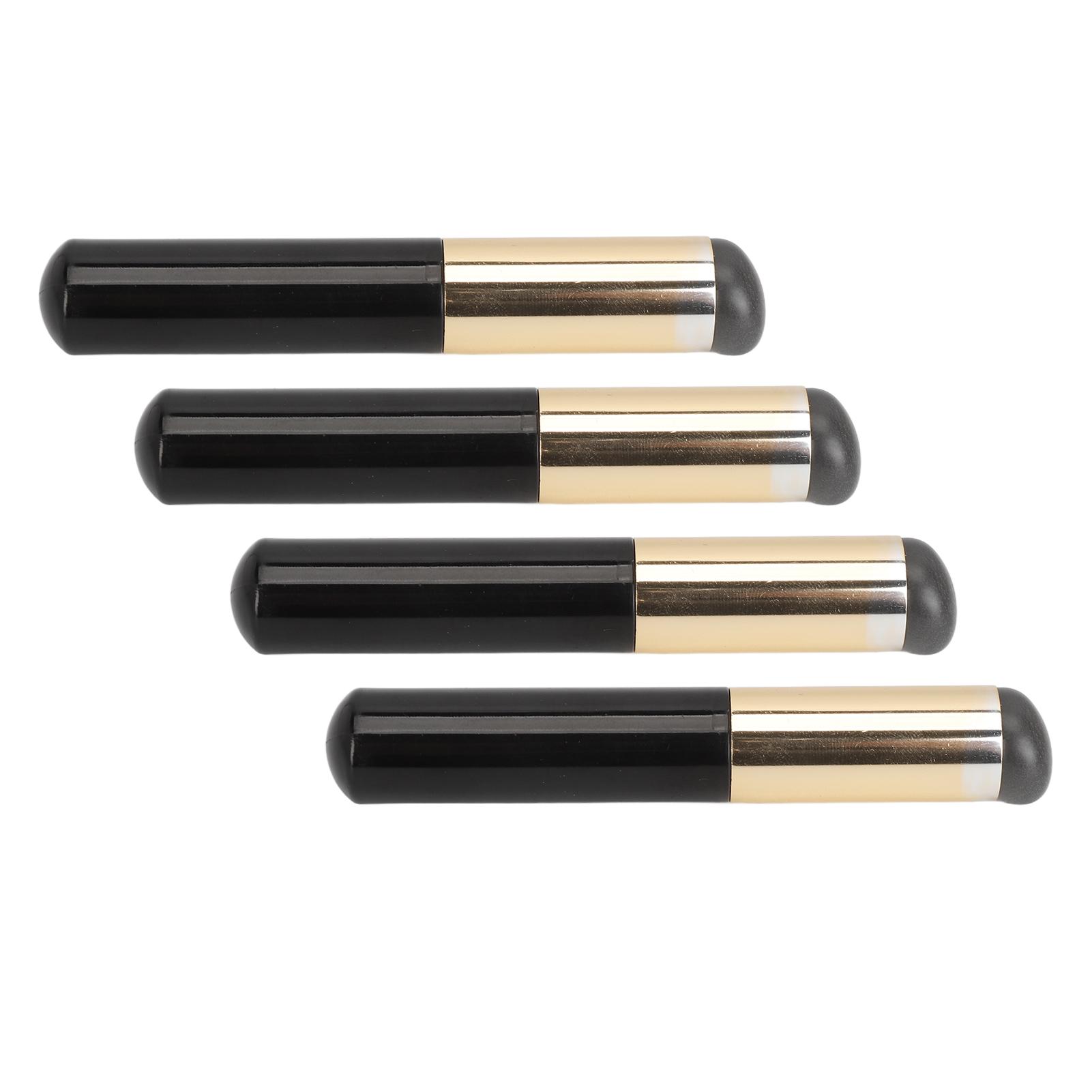

4PCS Concealer Makeup Brush Round Head Mini Silicone Lip Balm Brush for Home Office Travel