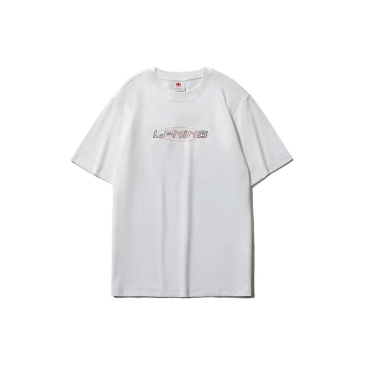 Li Ning Summer T Shirt Unisex White AHSR367-4