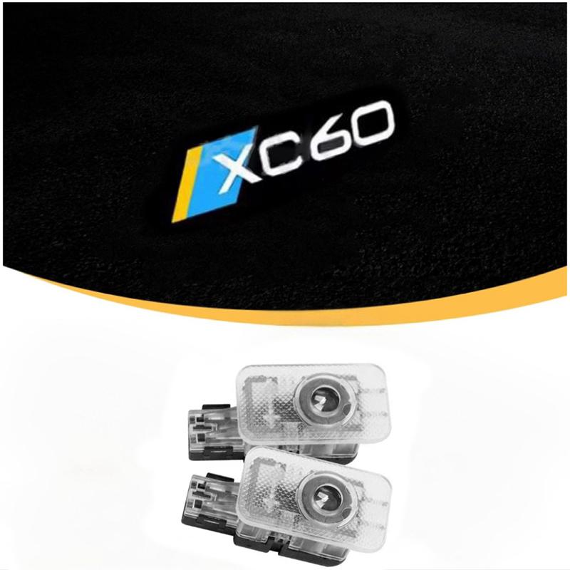 LED Logo Lamp Car Door Welcome Projector Light Courtesy For Volvo S80 V90 S60L V60 V40 XC40 XC60 XC90 POLESTAR 2012-2023 Car Led