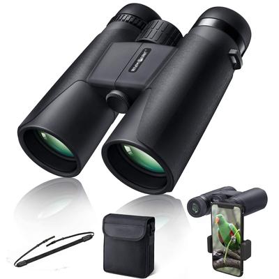 Binoculars 10/12×42 High-definition Non-infrared Night Vision Mobile Phone Camera Telescope