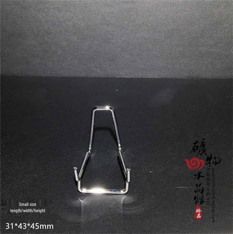 Crystal Stone Metal Bracket Alloy Display Shelf Decor