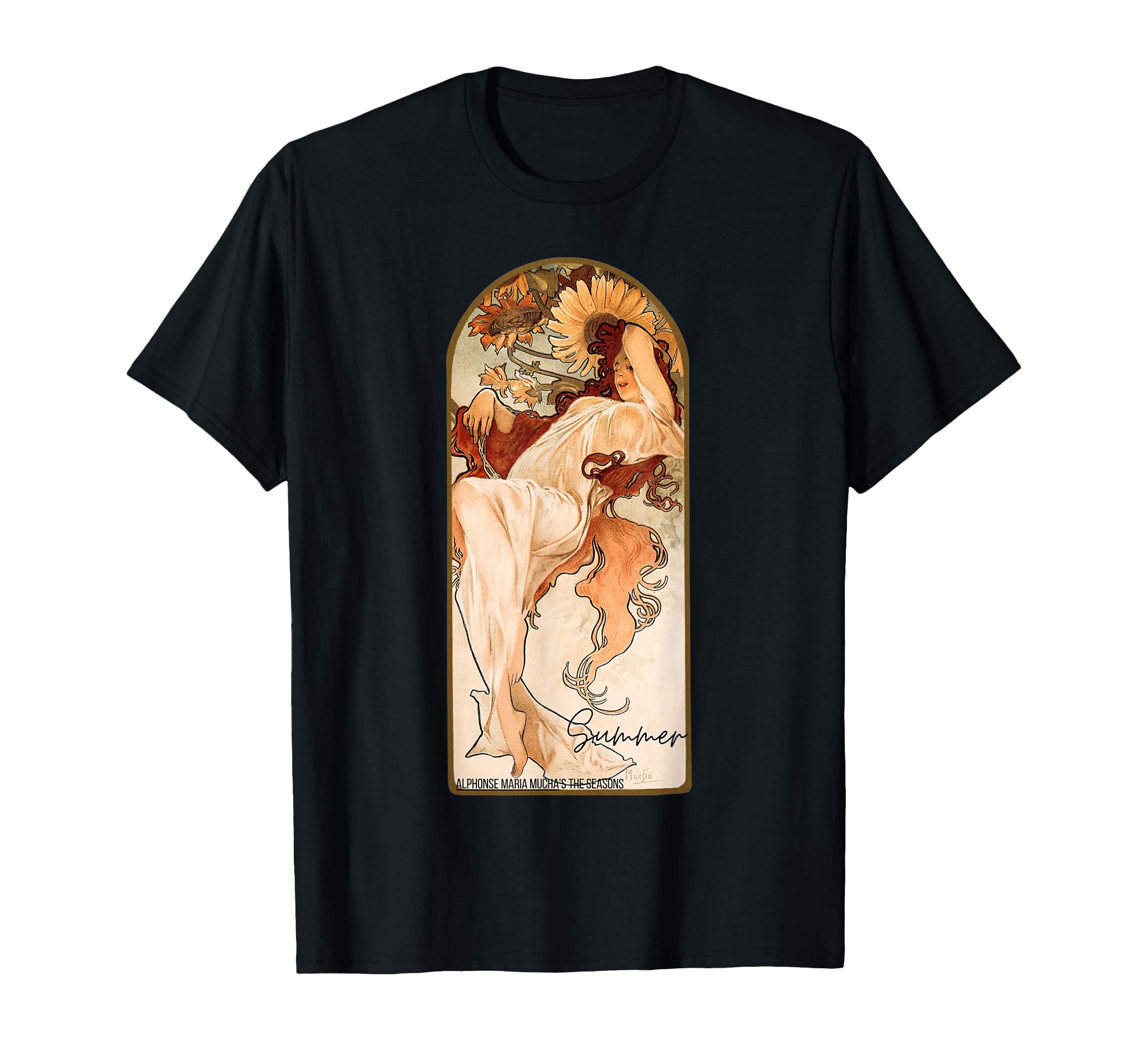 Alphonse Maria Mucha s Seasons - Summer T-Shirt