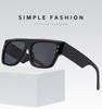 1/3pcs Classic Square Frame Sun Glasses Wide Leg Design Fashion Eyeglasses Women Rice Nail Sunglasses New Sunglasses Female