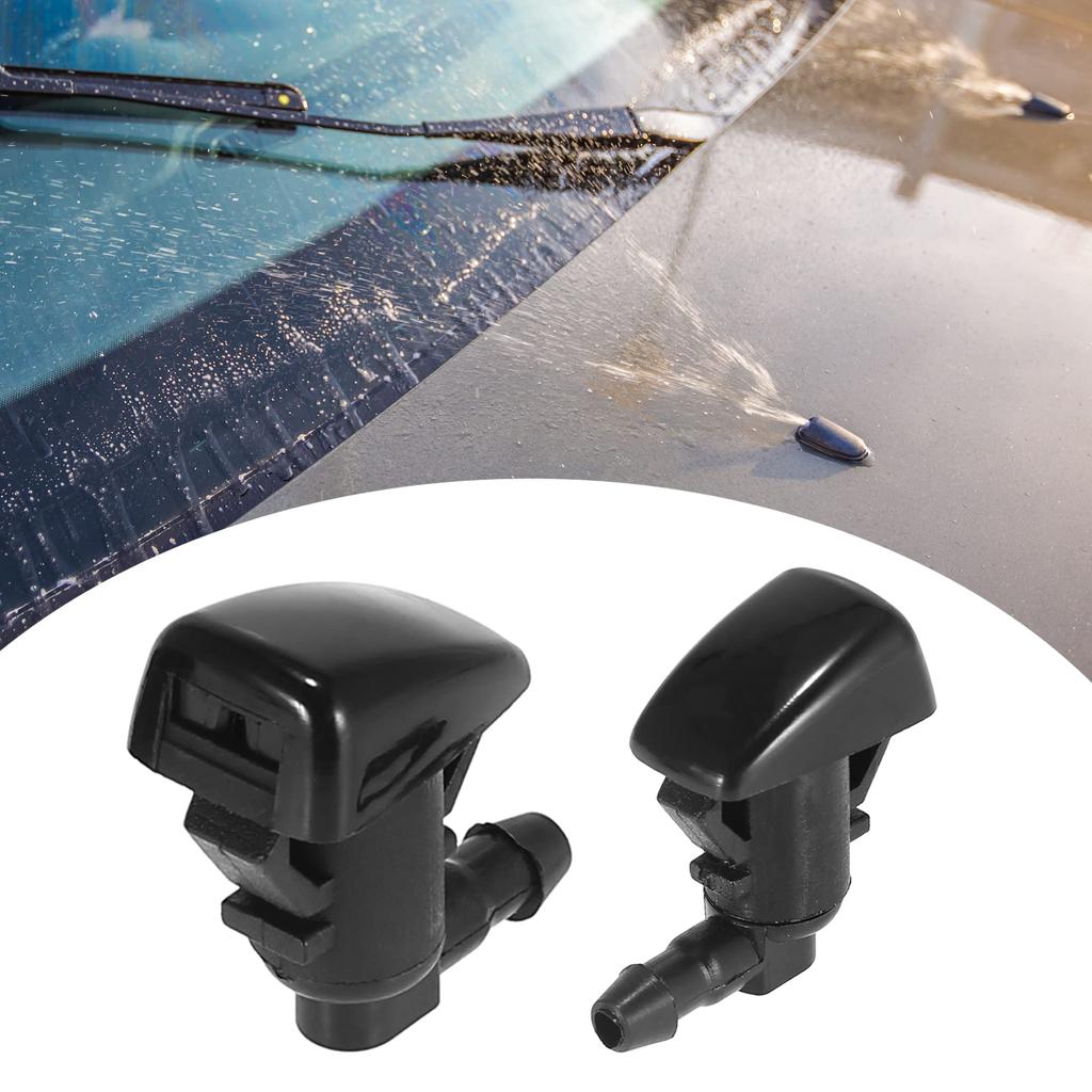 ACROPIX Vindrutetorkare Spolarmunstycke Vindrutetorkare Kompatibel med Chevy Traverse med Slanganslutning, Svart, 7-pack