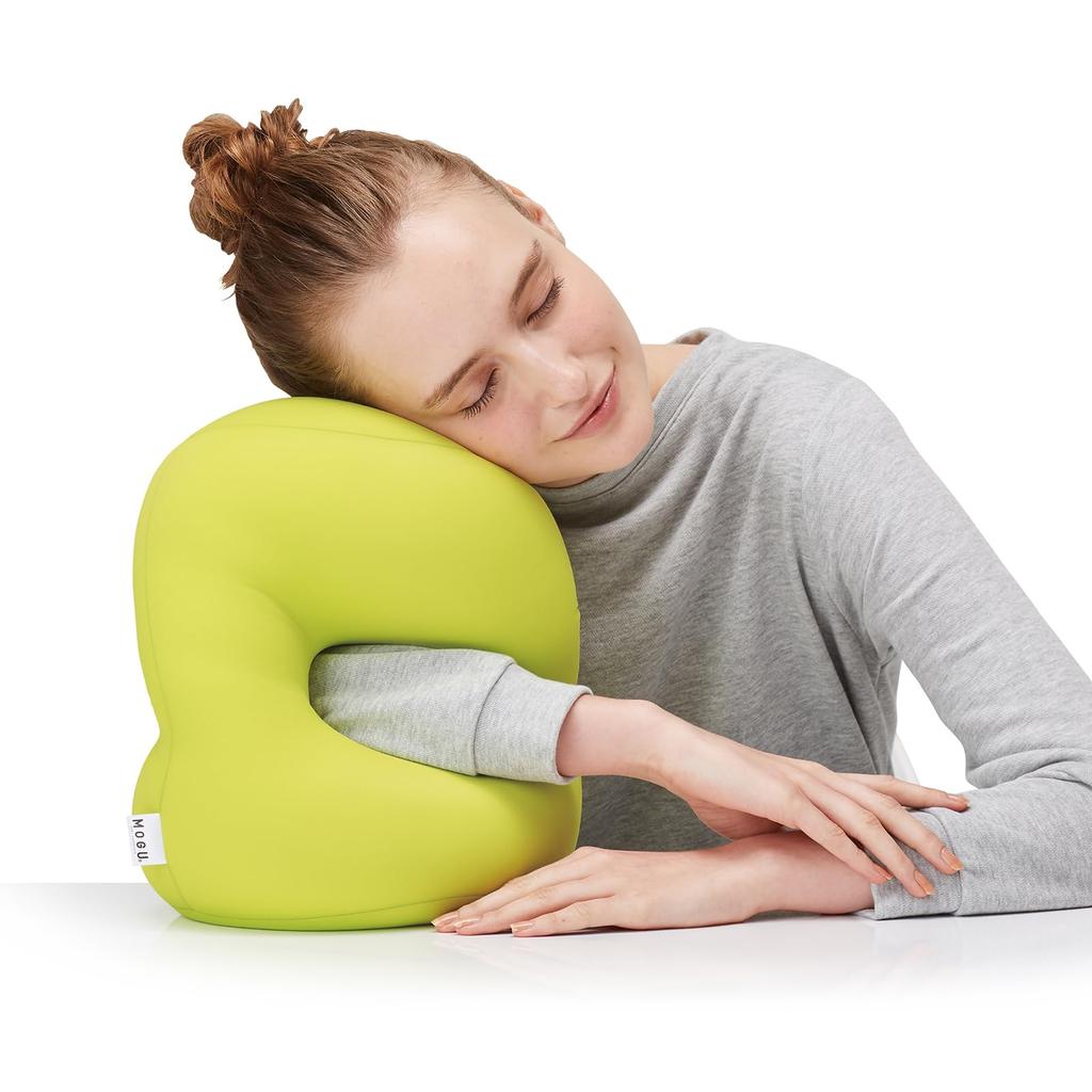 MOGU Hole Made in a bead cushion that supports your Made with durable powder Compact Ideal for back lumbar and head Ideal for the living or Pillow,
