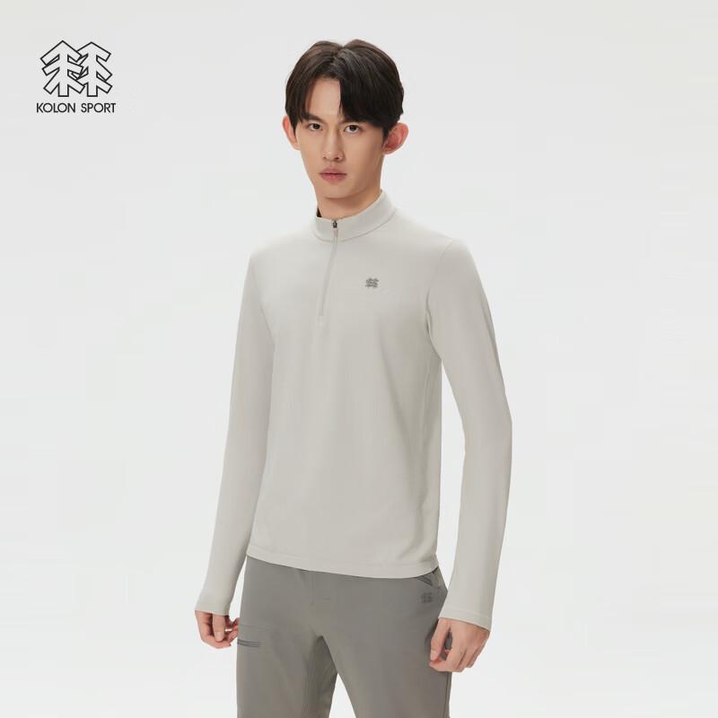 

KOLON SPORT Men s Seamless Half-Zip Long Sleeve T-Shirt 2XL