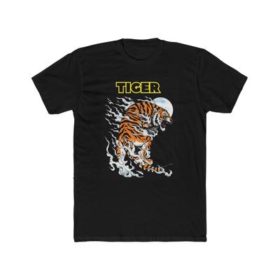 Men's and Women's T-shirts Tiger Thailand Graphic Art Sailor Jerry Tattoo Vintage Men's Cotton Crew Tee