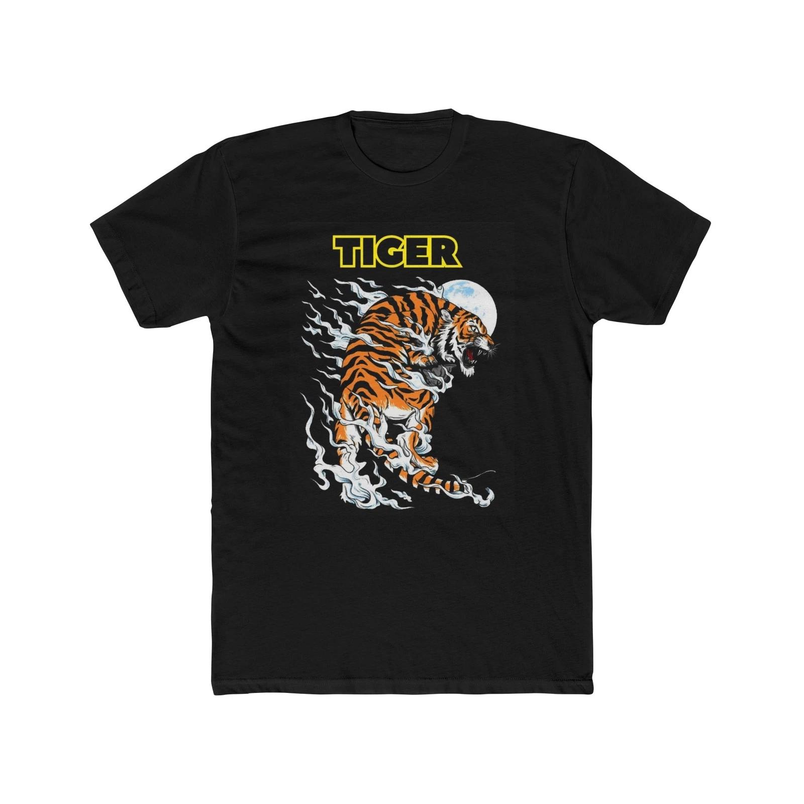 Men s and Women s T-shirts Tiger Thailand graphic art sailor Jerry tattoo vintage Men s Cotton Crew Tee XXXXL