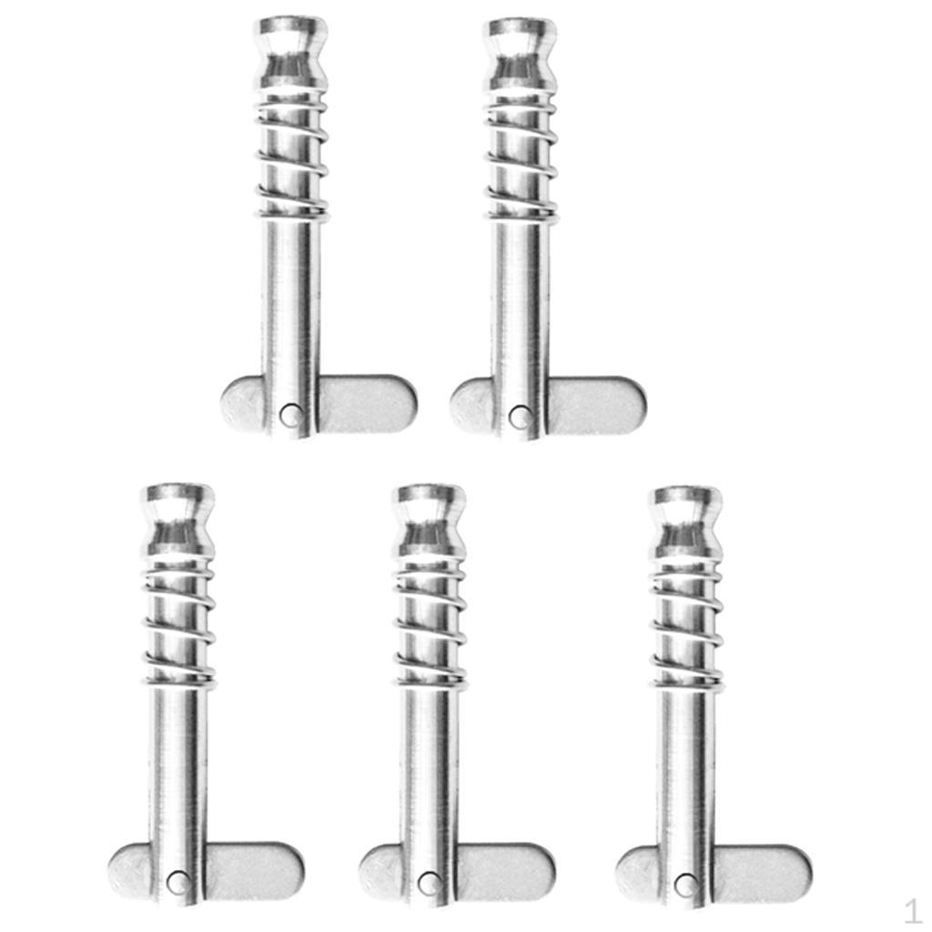 

5x Pin for Boat Bimini Top Deck 316 Stainless Steel Hinge