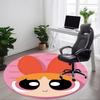1pc Powerpuff Girls Office Round Area Rug, Under Office Chairs Bedroom Living Room Home Decor  A1022207