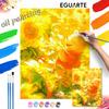 Disney digital oil painting Winnie Sunflower diy coloring handpainted handpainted filling home decoration gift for wall art decor home