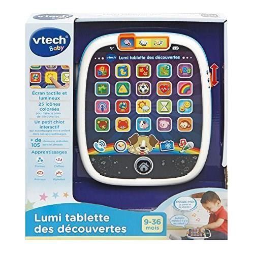 Vtech Baby Lumi Des Découvertes White Tablet - Touch and Light Toy for Toddlers 9 To 36 Months