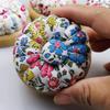 1pc Pumpkin Magnetic Needle Pin Cushion Holder Wooden Pincushions Pin Pumpkin Pincushions Needle Cushion DIY Crafts