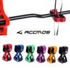 Aluminum Alloy Roller Cable Slide 10mm 3/8" Bar Bow String Splitter Roller Slide Replacement Bowstring Separator Arrow Pulley