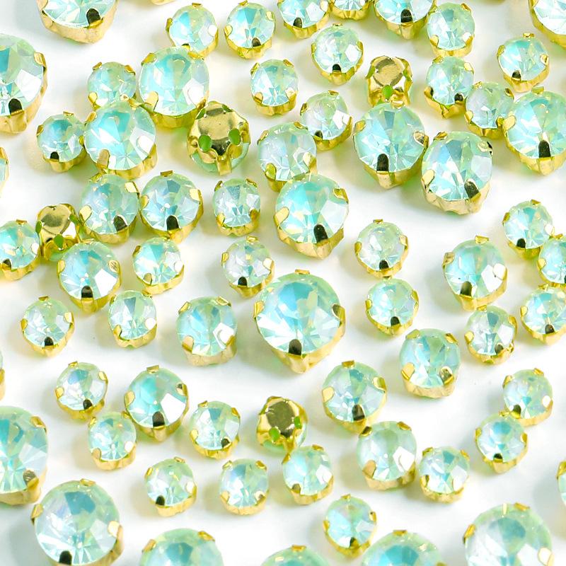 

Стекло Мокко Белок Коготь Дрель Одиночный Коготь Смешанный Коготь Дрель Круглая Ручная Швейная Дрель DIY Ювелирные Изделия Аксессуары Для Одежды Стразы Пришивание Бусин 288 pcs