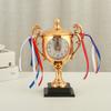 Trophy-Style Desktop Clock with Silent Alarm Creative Kids Wake Up Clock for Bedroom and Study