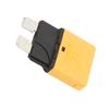 Yellow Manual Reset Blade Fuse 20A Circuit Breakers 28VDC for Vehicles Low Voltage Yachts Ships