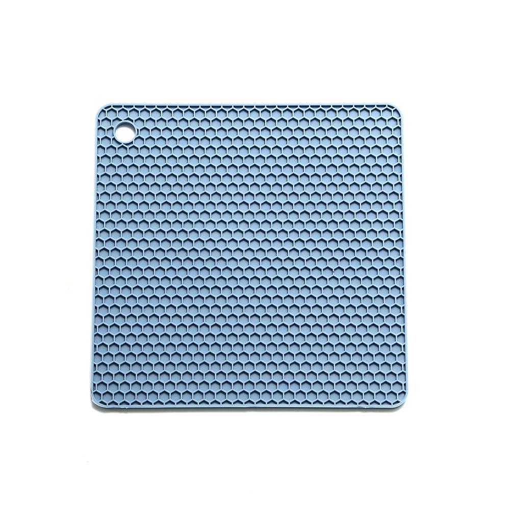 Silicone Honeycomb Heat-Resistant Non-Slip Pot Mat - Easy Clean & Anti-Scalding Placemat.
