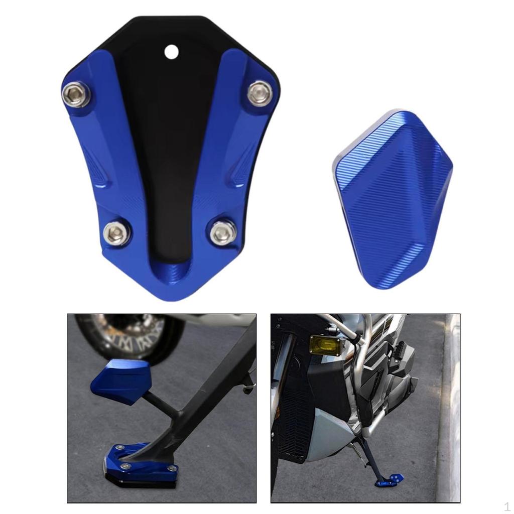 Motorrad Kickstand Pad Extender Vergrößerungsplatte Erweiterung Stützmatte für Shengshi 368G