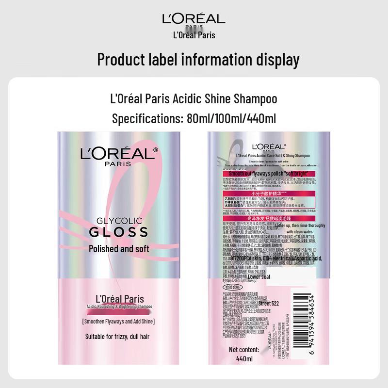 L'Oreal Paris Acid Care Smooth Shampoo Double Pack