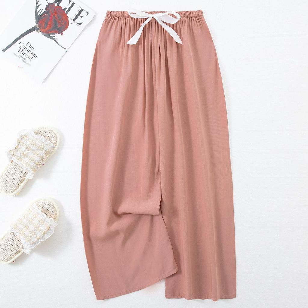 Cotton Silk Pajama Pants for Women, New Summer Style, Thin Cotton Casual Pants, Can Be Worn Outside, Large Size Home Pants