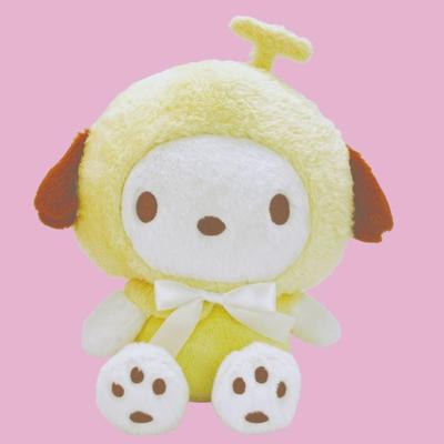 Nakajima Corporation Pochacco Pastellfrucht Umhang Plüschtier, Klein, 205896-25, 22cm H x 22cm B x 13cm T