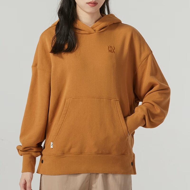 PUMA INFUSE Sweatshirts Women's Brown Hooded Moderate Regular 537646-74