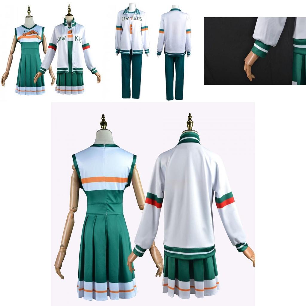 Hawkins Tigers Cheerleader Kostümset für Stranger Things Staffel 4 Cosplay