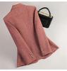 Women Long Sleeve Woolen Suit Jacket Autumn Winter Coat Ladies Office Wool Blazer Female Formal Blazer Thick Outerwear