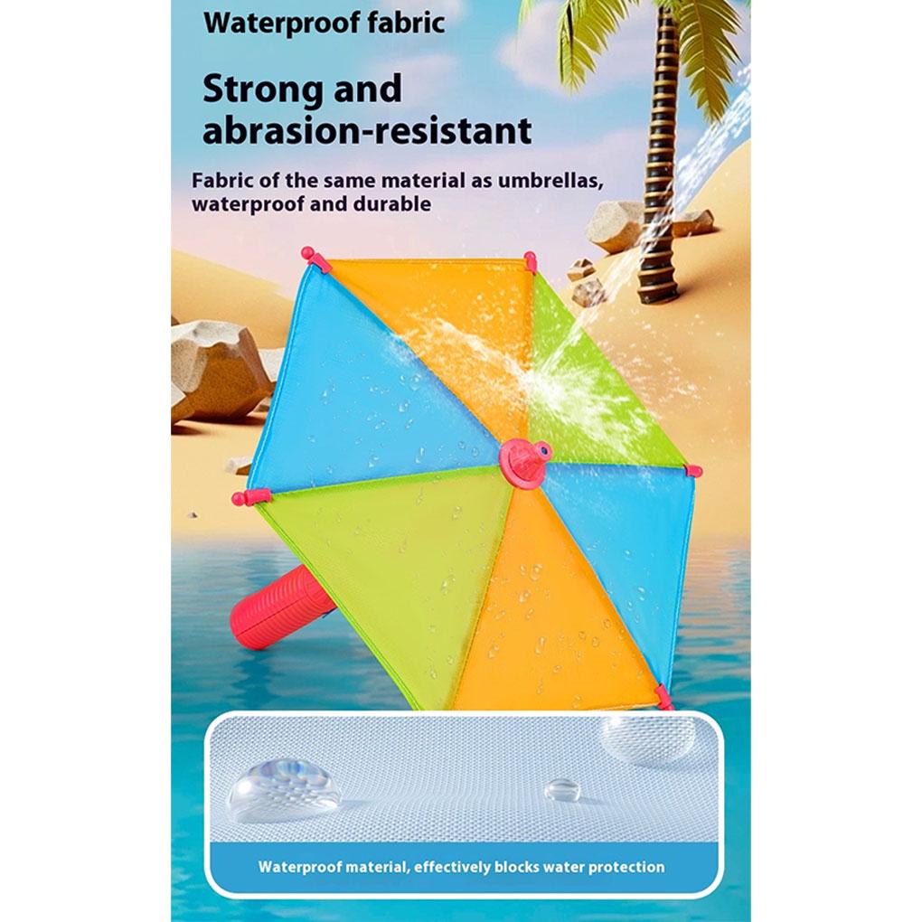 ABS Kids Water Sprayer Fun Umbrella Shaped Water Gun For Water Fight Umbrella-shaped Water Gun Beach