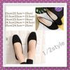 [1/2style] [Nibun no Ichi Style] Flat Shoes Pumps Ballet Low Heel Stylish Women's (Pink, measurement_24_point_0_centimeters)